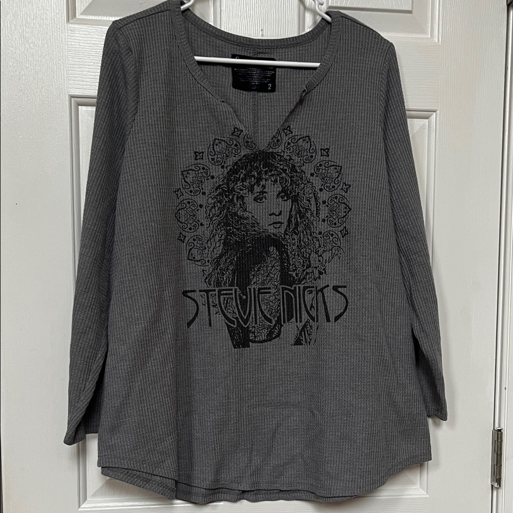 Gray Long Sleeve Women's Top